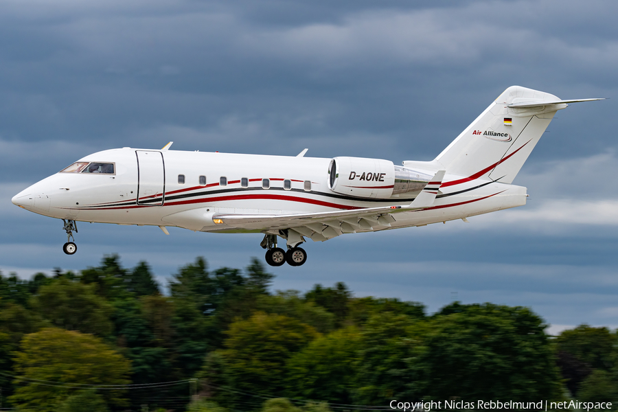 Air Alliance Bombardier CL-600-2B16 Challenger 604 (D-AONE) | Photo 469326