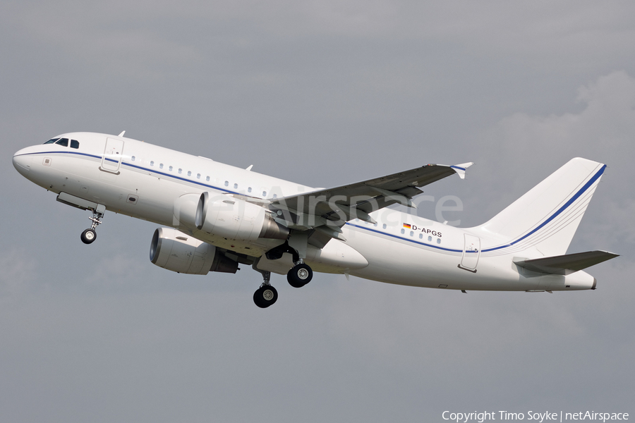 K5-Aviation Airbus A319-115 CJ (D-APGS) | Photo 316493