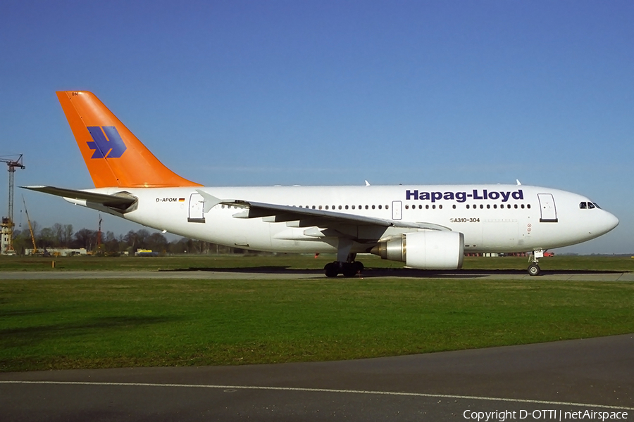 Hapag-Lloyd Airbus A310-304 (D-APOM) | Photo 301254