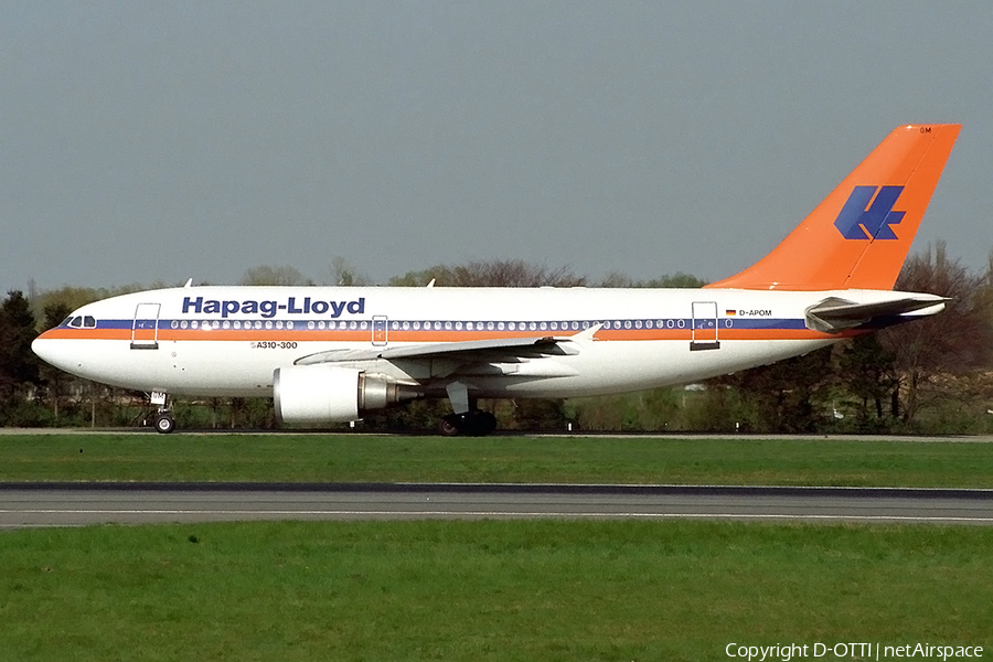 Hapag-Lloyd Airbus A310-304 (D-APOM) | Photo 141885