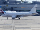 K5-Aviation Airbus A318-112(CJ) Elite (D-APWG) at  Dusseldorf - International, Germany