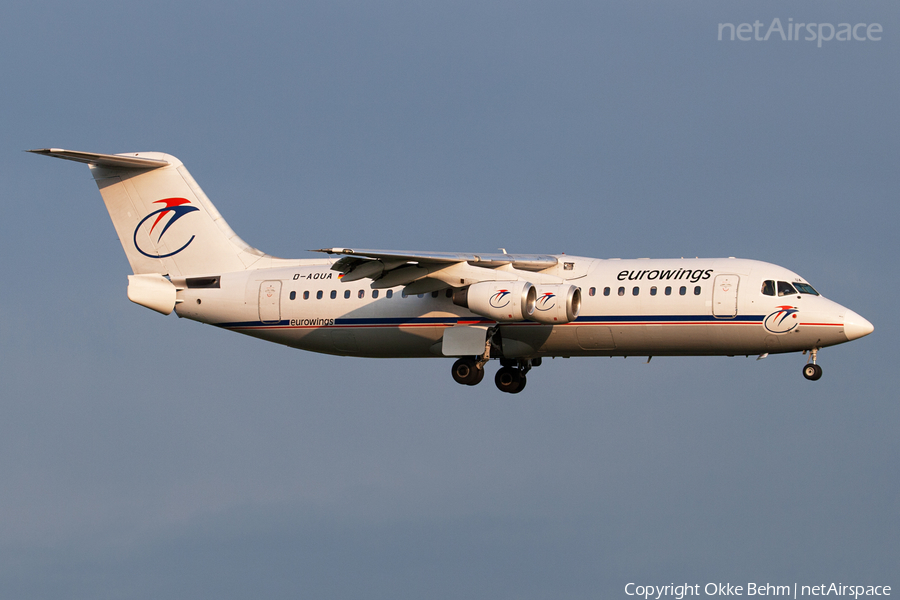 Eurowings BAe Systems BAe-146-300 (D-AQUA) | Photo 49628