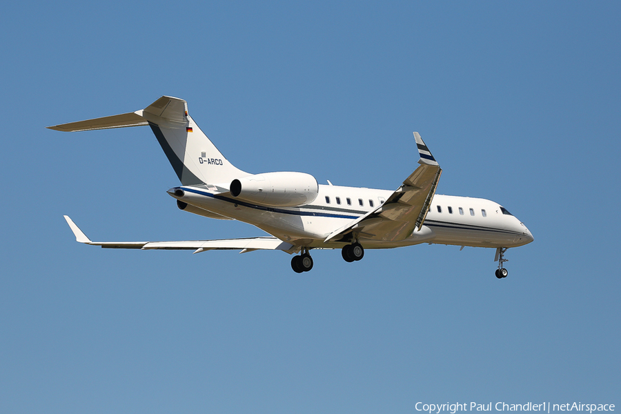 (Private) Bombardier BD-700-1A10 Global 6000 (D-ARCO) | Photo 250207