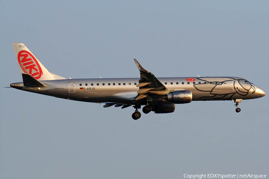 Niki Embraer ERJ-190LR (ERJ-190-100LR) (D-ARJG) | Photo 276129