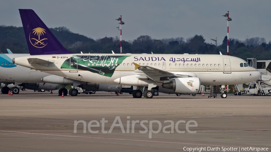 Saudi Arabian Airlines (PrivatAir) Airbus A319-112 (D-ASPA) | Photo 235107