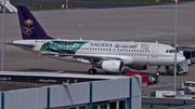 Saudi Arabian Airlines (PrivatAir) Airbus A319-112 (D-ASPB) at  Dusseldorf - International, Germany