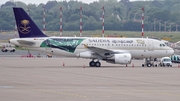 Saudi Arabian Airlines (PrivatAir) Airbus A319-112 (D-ASPB) at  Dusseldorf - International, Germany