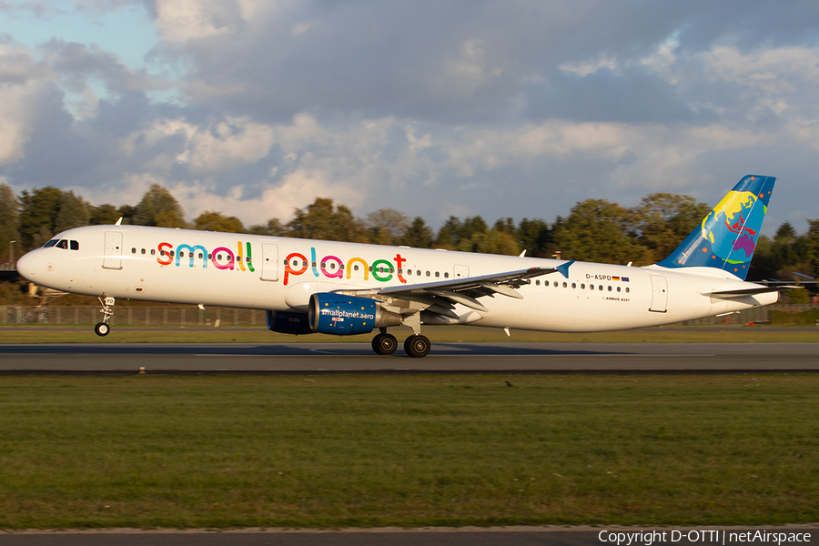 Small Planet Airlines Germany Airbus A321-211 (D-ASPD) | Photo 270674