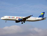 Small Planet Airlines Germany Airbus A321-211 (D-ASPD) at  Hamburg - Fuhlsbuettel (Helmut Schmidt), Germany