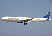 Small Planet Airlines Germany Airbus A321-211 (D-ASPD) at  Rhodes, Greece