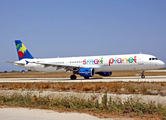 Small Planet Airlines Germany Airbus A321-211 (D-ASPD) at  Rhodes, Greece