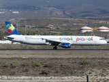 Small Planet Airlines Germany Airbus A321-211 (D-ASPD) at  Tenerife Sur - Reina Sofia, Spain