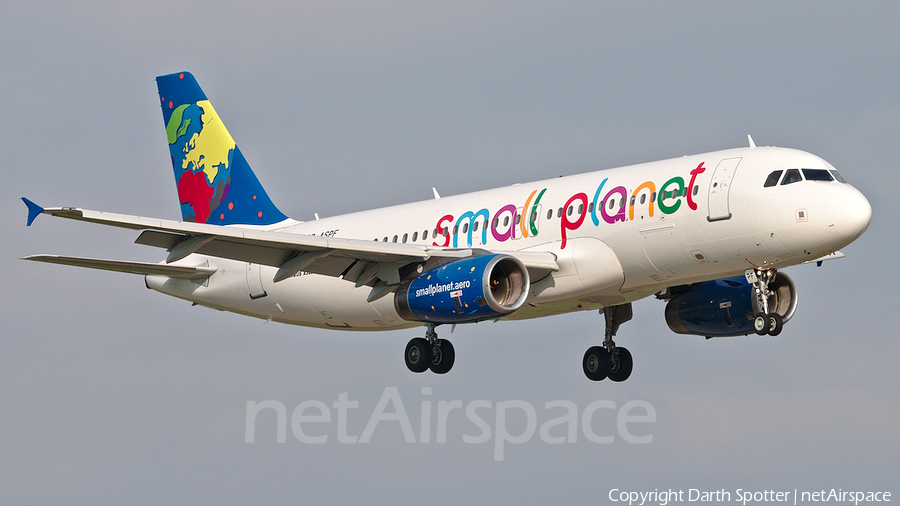 Small Planet Airlines Germany Airbus A320-232 (D-ASPF) | Photo 261546