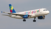 Small Planet Airlines Germany Airbus A320-232 (D-ASPF) at  Dusseldorf - International, Germany