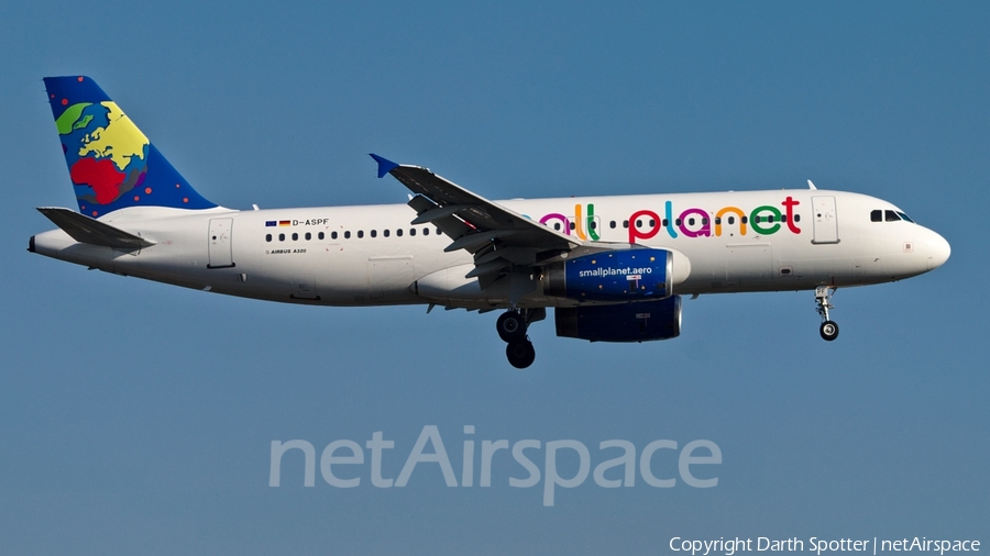 Small Planet Airlines Germany Airbus A320-232 (D-ASPF) | Photo 282187