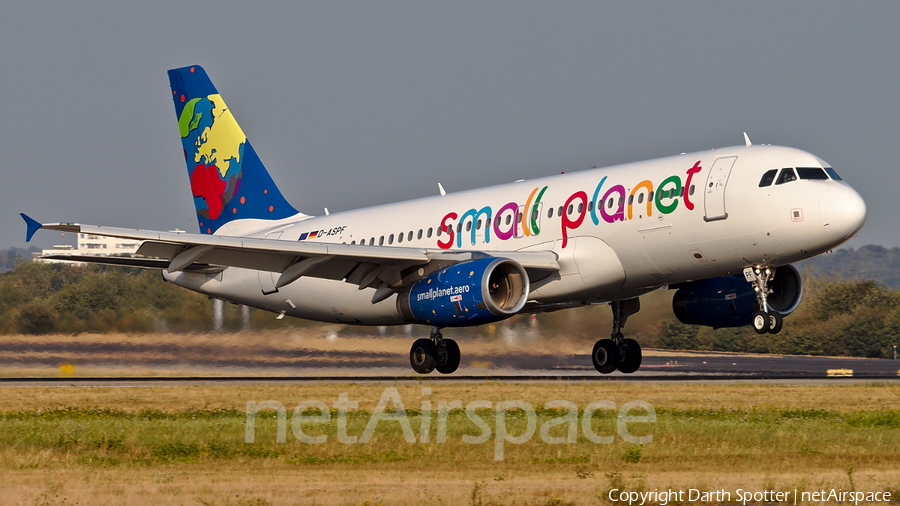 Small Planet Airlines Germany Airbus A320-232 (D-ASPF) | Photo 324349