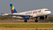 Small Planet Airlines Germany Airbus A320-232 (D-ASPF) at  Dusseldorf - International, Germany