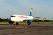 Small Planet Airlines Germany Airbus A320-232 (D-ASPF) at  Hamburg - Fuhlsbuettel (Helmut Schmidt), Germany