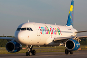 Small Planet Airlines Germany Airbus A320-232 (D-ASPF) at  Hamburg - Fuhlsbuettel (Helmut Schmidt), Germany