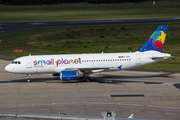 Small Planet Airlines Germany Airbus A320-214 (D-ASPG) at  Cologne/Bonn, Germany