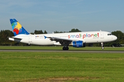 Small Planet Airlines Germany Airbus A320-214 (D-ASPG) at  Hamburg - Fuhlsbuettel (Helmut Schmidt), Germany