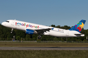 Small Planet Airlines Germany Airbus A320-214 (D-ASPG) at  Hamburg - Fuhlsbuettel (Helmut Schmidt), Germany