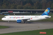 Small Planet Airlines Germany Airbus A320-214 (D-ASPI) at  Hamburg - Fuhlsbuettel (Helmut Schmidt), Germany