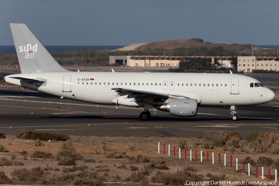 Sundair Airbus A319-111 (D-ASSK) | Photo 413442