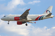 Gambia Bird (Germania) Airbus A319-112 (D-ASTB) at  Barcelona - El Prat, Spain