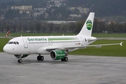 Germania Airbus A319-112 (D-ASTB) at  Innsbruck - Kranebitten, Austria