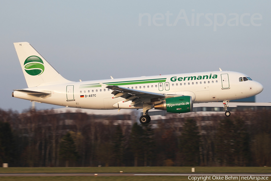 Germania Airbus A319-112 (D-ASTC) | Photo 104139