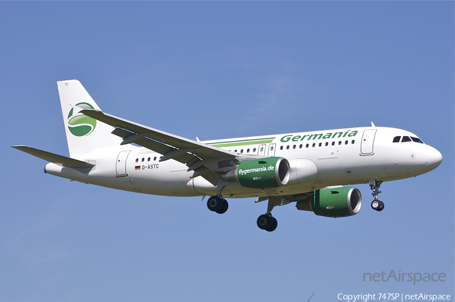 Germania Airbus A319-112 (D-ASTC) | Photo 36007