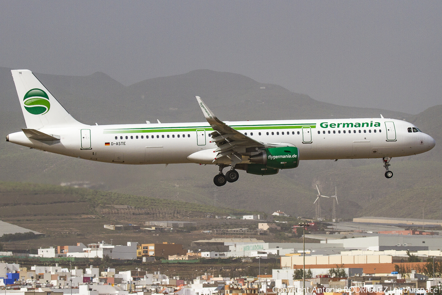 Germania Airbus A321-231 (D-ASTE) | Photo 136005
