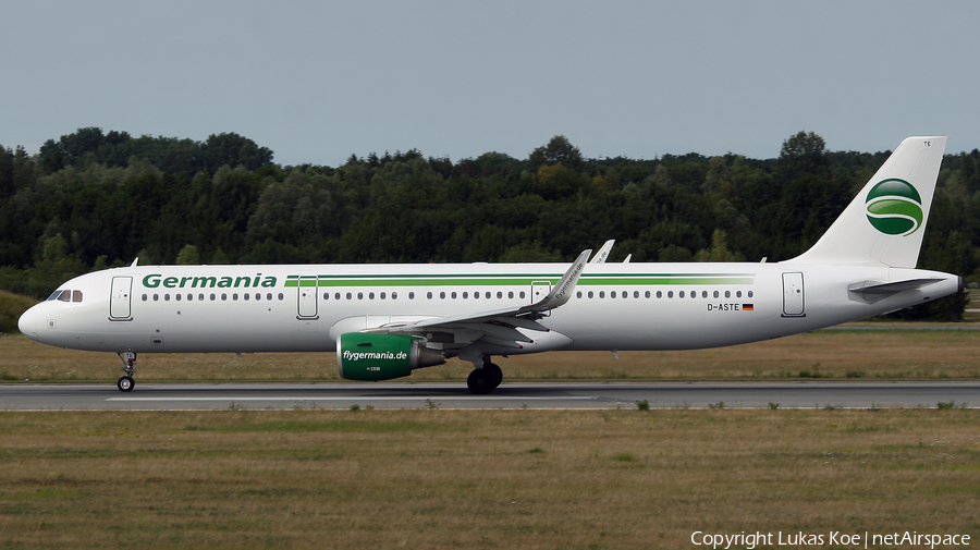 Germania Airbus A321-231 (D-ASTE) | Photo 133822