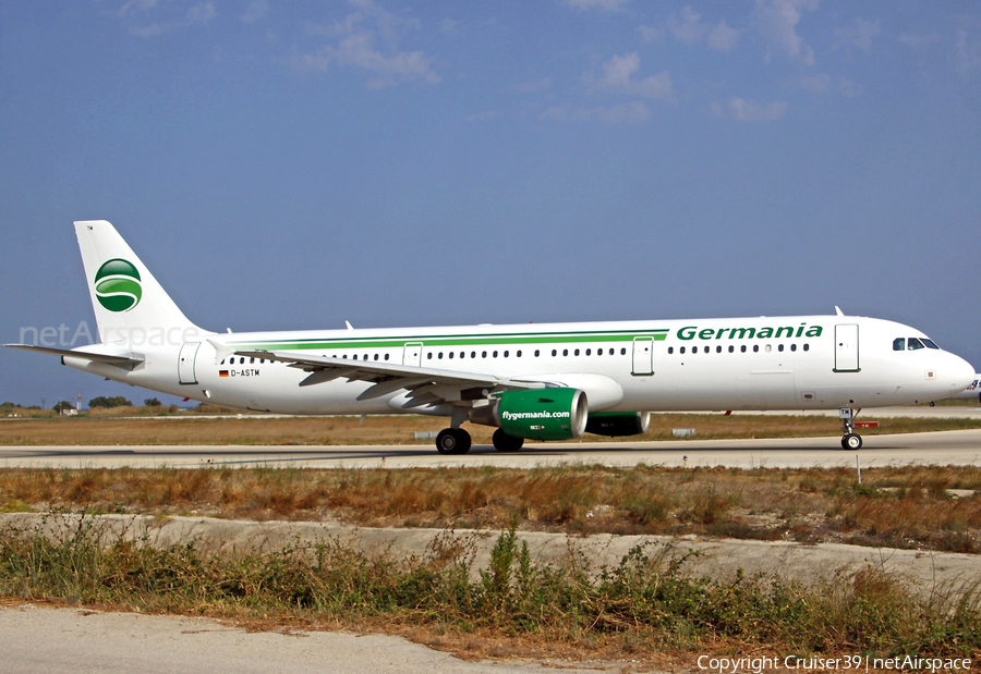 Germania Airbus A321-211 (D-ASTM) | Photo 293502