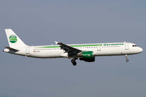 Germania Airbus A321-211 (D-ASTP) at  Palma De Mallorca - Son San Juan, Spain