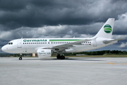 Germania Airbus A319-112 (D-ASTR) at  Rostock-Laage, Germany