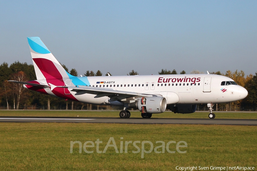 Eurowings Airbus A319-112 (D-ASTX) | Photo 371260