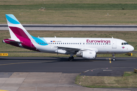 Eurowings Airbus A319-112 (D-ASTX) at  Dusseldorf - International, Germany