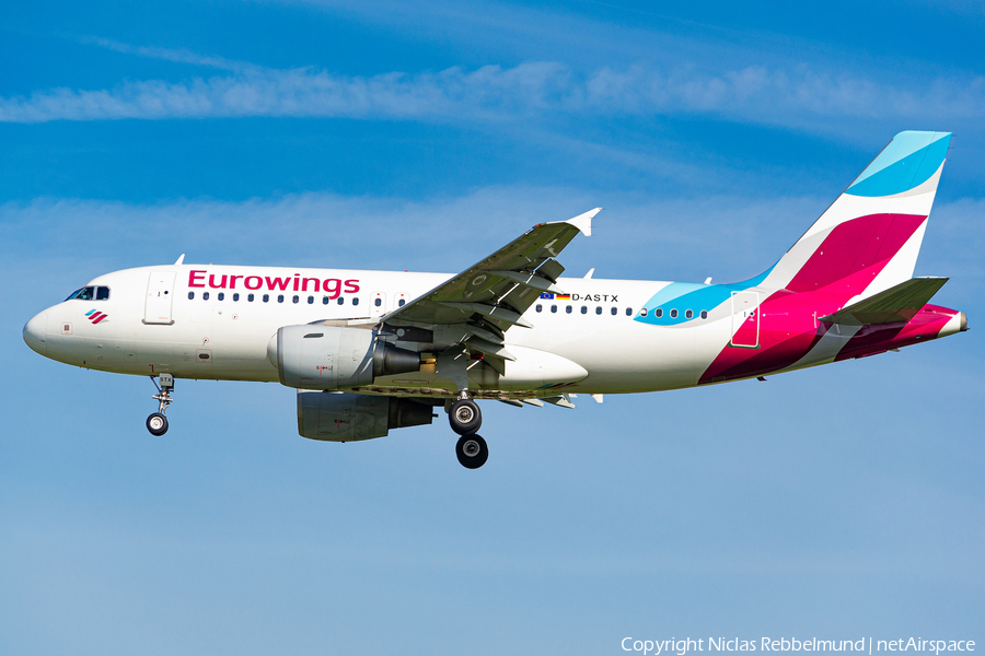 Eurowings Airbus A319-112 (D-ASTX) | Photo 419944