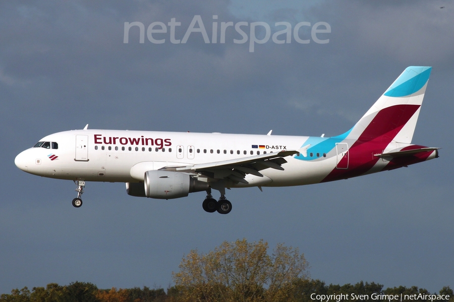 Eurowings Airbus A319-112 (D-ASTX) | Photo 437867