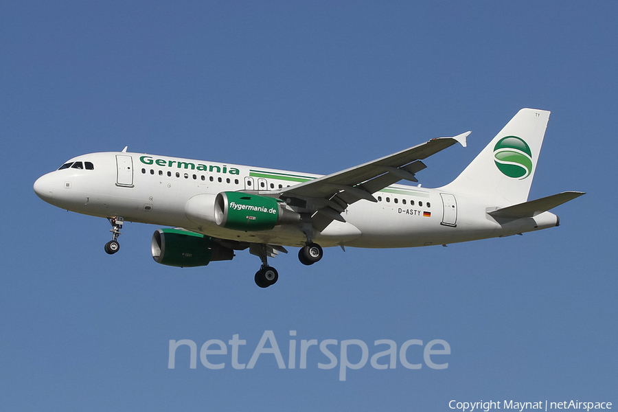 Germania Airbus A319-112 (D-ASTY) | Photo 133358