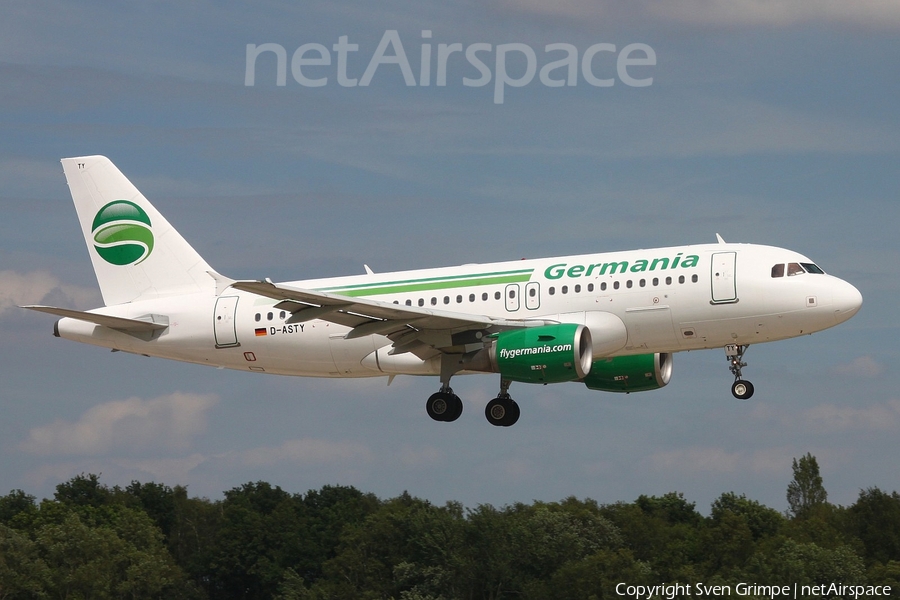 Germania Airbus A319-112 (D-ASTY) | Photo 168574