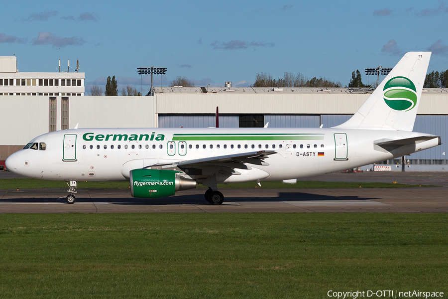 Germania Airbus A319-112 (D-ASTY) | Photo 192149