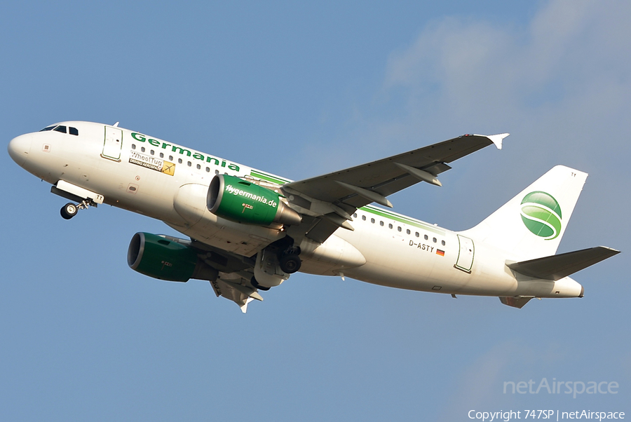 Germania Airbus A319-112 (D-ASTY) | Photo 42143