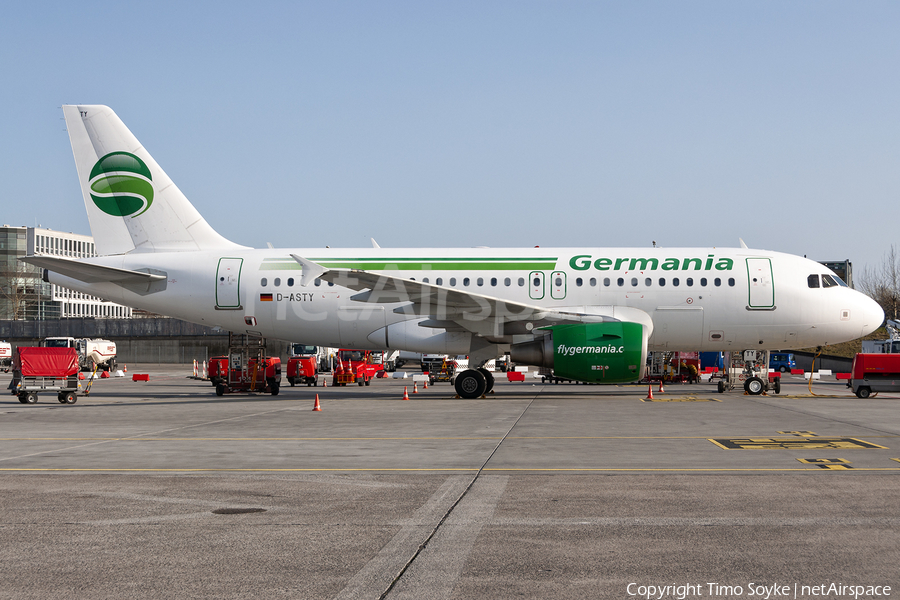 Germania Airbus A319-112 (D-ASTY) | Photo 236790