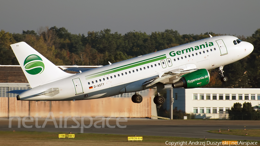 Germania Airbus A319-112 (D-ASTY) | Photo 448868
