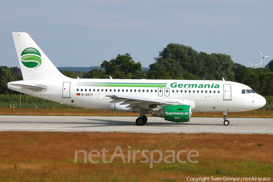 Germania Airbus A319-112 (D-ASTY) | Photo 16315