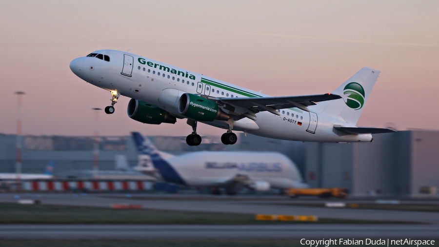Germania Airbus A319-112 (D-ASTY) | Photo 252905