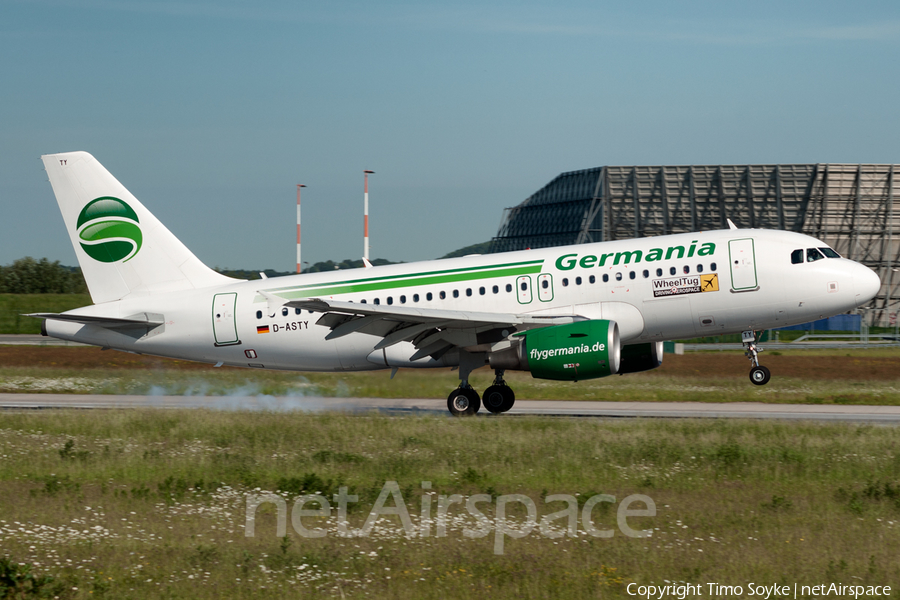 Germania Airbus A319-112 (D-ASTY) | Photo 27127